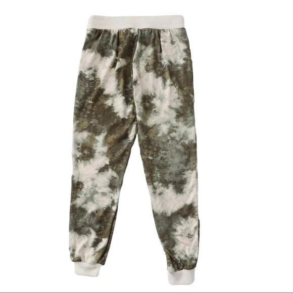 BKE Girls - Tie Dye Jogger Green White Sz Medium - Picture 2 of 8